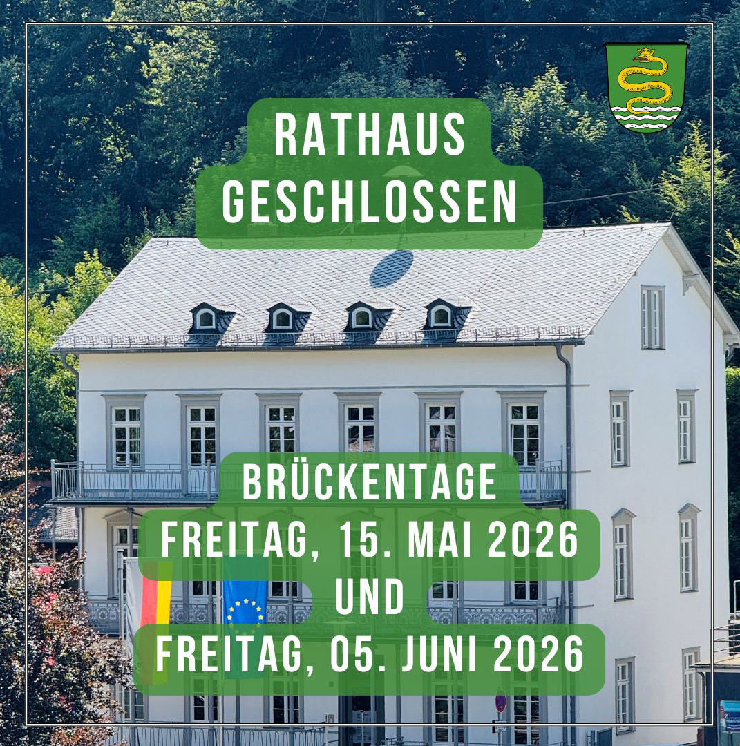 Schlie&szlig;zeiten Br&uuml;ckentage